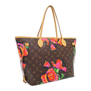 Louis Vuitton tote edition Stephen limited Sprouse Roses Pink Neverfull